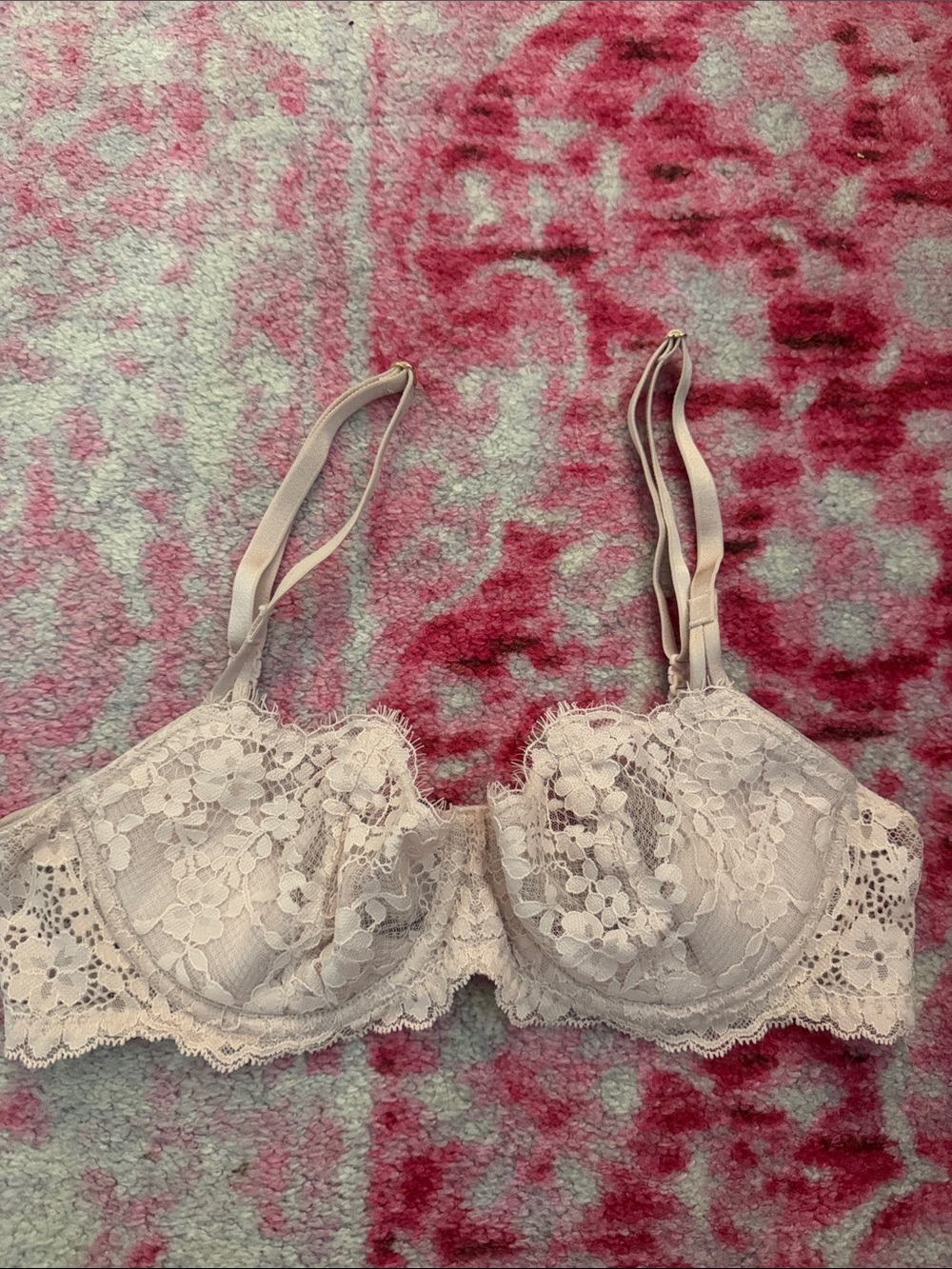 Victoria secret Lace Underwire Bra - Light Blush